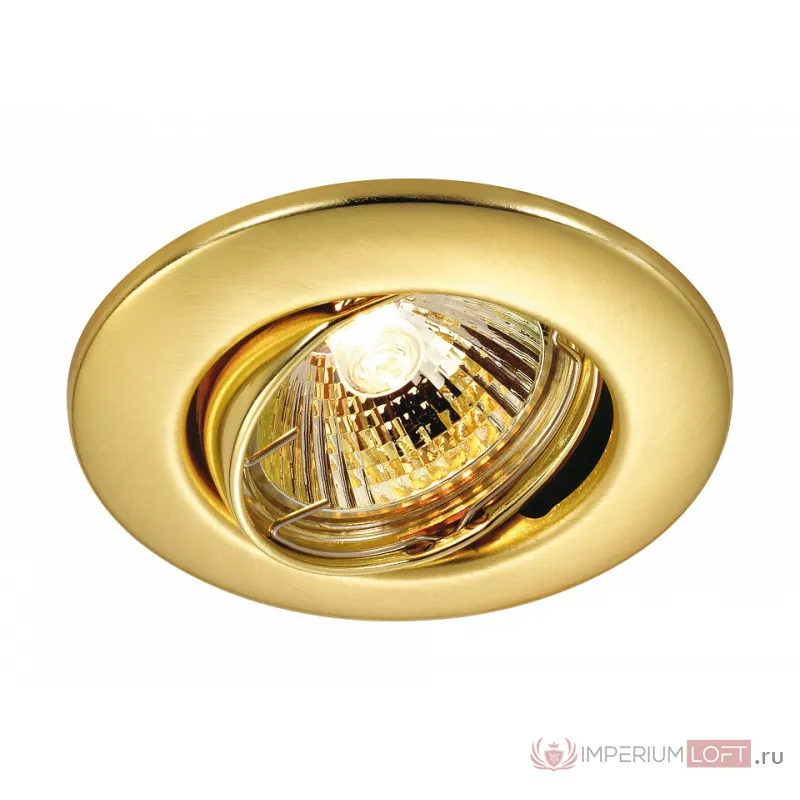 Встраиваемый светильник Novotech Classic 369695 Цвет арматуры золото Цвет плафонов золото от ImperiumLoft