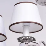 Люстра на штанге MW-Light Августина 4 419011006 Цвет арматуры белый Цвет плафонов белый от ImperiumLoft