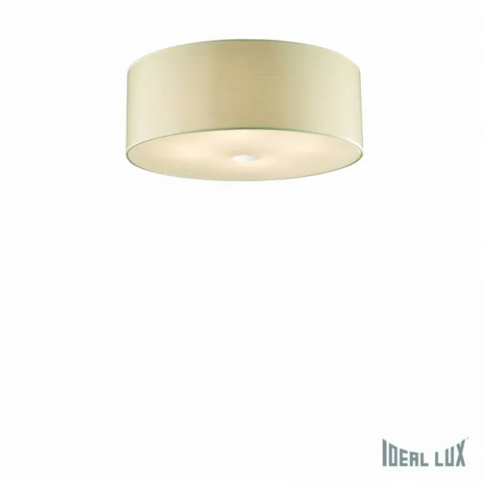 Накладной светильник Ideal Lux Woody WOODY PL4 WOOD Цвет арматуры хром Цвет плафонов кремовый от ImperiumLoft