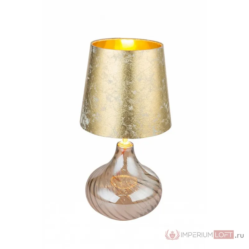 Настольная лампа декоративная Globo Johanna 24000AG Цвет арматуры Янтарный Цвет плафонов золото от ImperiumLoft