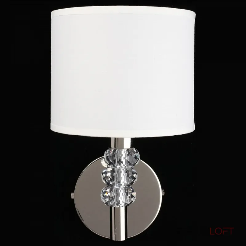 Бра Aployt Franula APL.724.01.01 Цвет арматуры никель Цвет плафонов белый