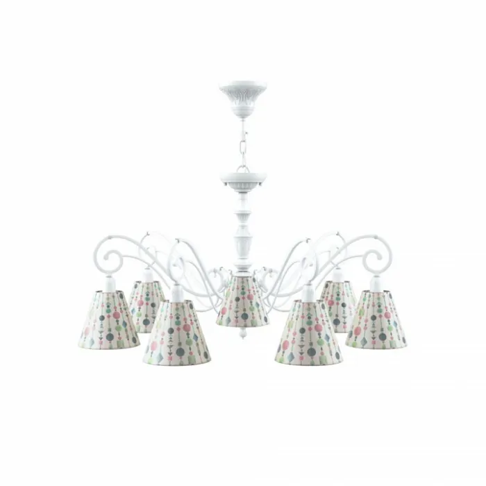 Подвесная люстра Lamp4You Classic 4 E3-07-WM-LMP-O-17 Цвет плафонов белый от ImperiumLoft