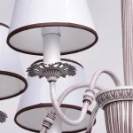 Люстра на штанге MW-Light Августина 4 419011006 Цвет арматуры белый Цвет плафонов белый от ImperiumLoft