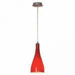Подвесной светильник Lussole Rimini LSF-1156-01 Цвет арматуры хром Цвет плафонов красный от ImperiumLoft