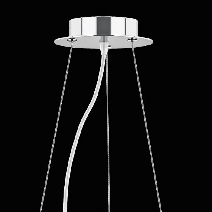Подвесная люстра Lightstar Corno 821060 Цвет арматуры хром Цвет плафонов прозрачный от ImperiumLoft
