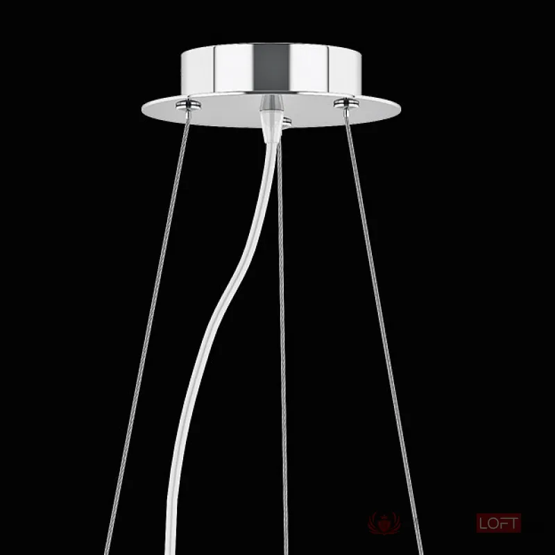 Подвесная люстра Lightstar Corno 821060 Цвет арматуры хром Цвет плафонов прозрачный от ImperiumLoft