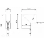 Соединитель для треков Donolux DLM Outter corner DLM/White Цвет арматуры белый