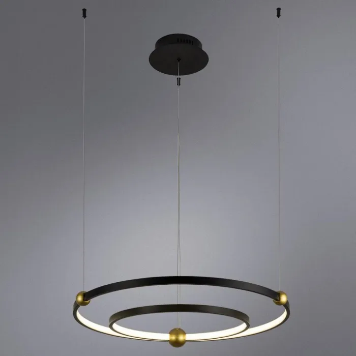 Подвесной светильник Divinare Amadeo 1123/04 SP-65 Цвет плафонов черный Цвет арматуры черный от ImperiumLoft