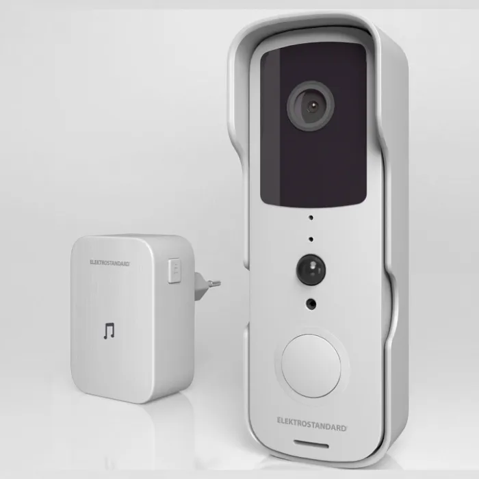 Звонок беспроводной с камерой Elektrostandard 76105 76105/00 Белый от ImperiumLoft