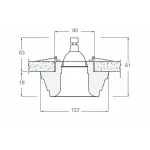 Встраиваемый светильник Donolux DL211 DL211G