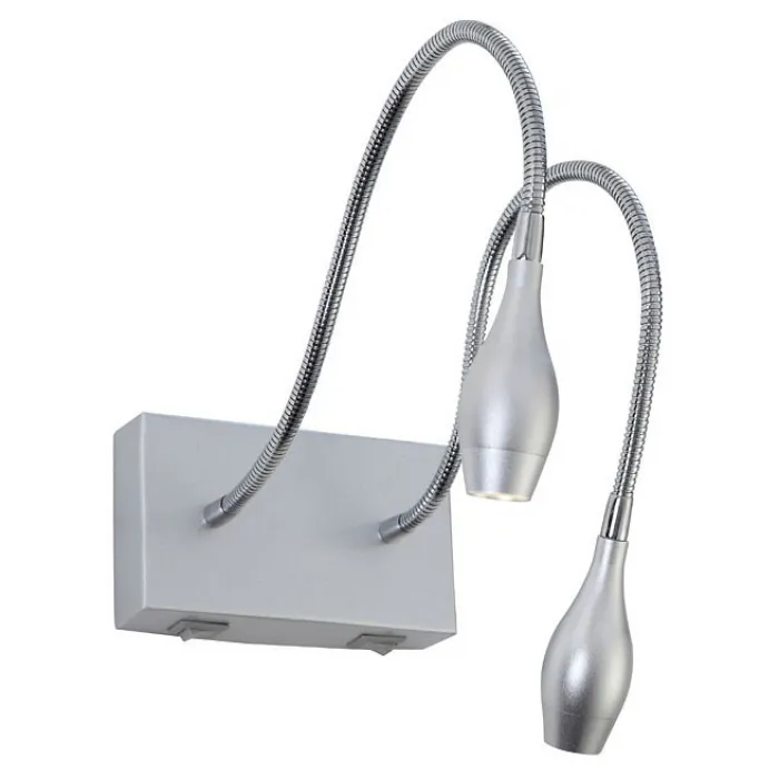 Бра Arte Lamp Interior 1 A7003AP-2SS Цвет арматуры серебро Цвет плафонов серебро от ImperiumLoft
