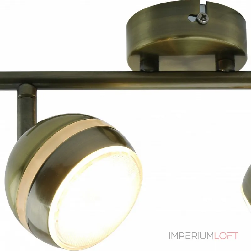 Спот Arte Lamp Venerd A6009PL-2AB Цвет арматуры бронза Цвет плафонов бронза Спот Arte Lamp Venerd A6009PL-2AB Цвет арматуры бронза Цвет плафонов бронза