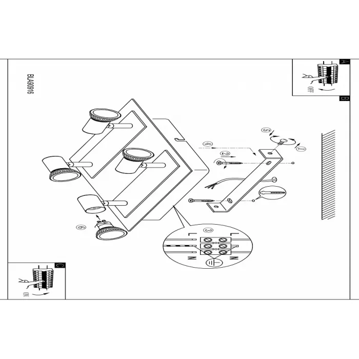 Спот Eglo Rottelo 90916 Цвет арматуры хром от ImperiumLoft
