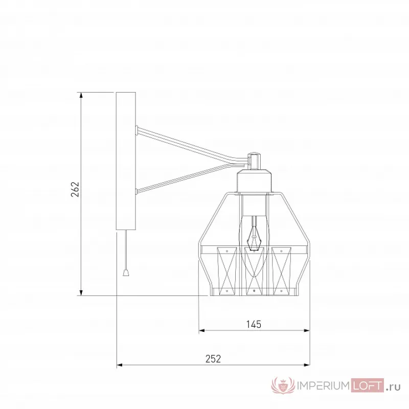 Бра Eurosvet Lord 70075/1 белый от ImperiumLoft