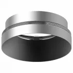 Рамка на 1 светильник Ambrella N703 N7033 MCH хром матовый D70*H27mm Out10mm MR16 Цвет арматуры серебро