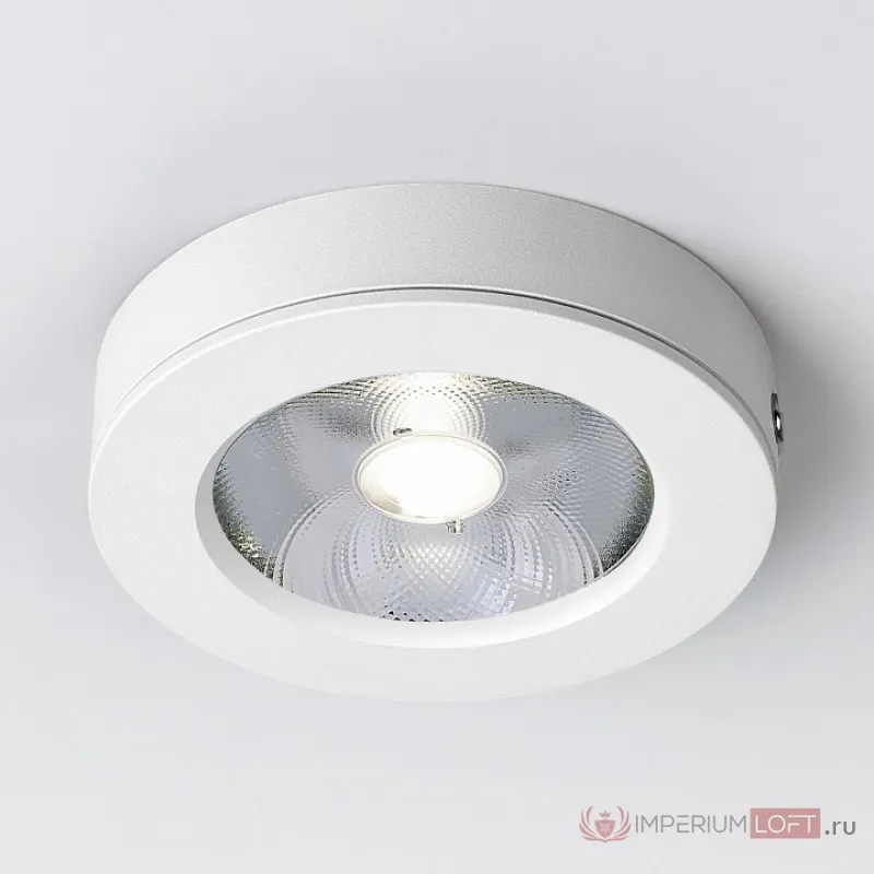 Накладной светильник Elektrostandard DLS030 a052413 Цвет плафонов прозрачный Цвет арматуры белый от ImperiumLoft