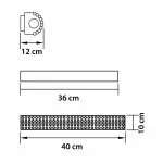 Накладной светильник Lightstar Monile 704632 Цвет арматуры золото Цвет плафонов прозрачный от ImperiumLoft