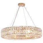 Подвесной светильник Newport 10120 10128/S gold Цвет арматуры золото Цвет плафонов прозрачный от ImperiumLoft