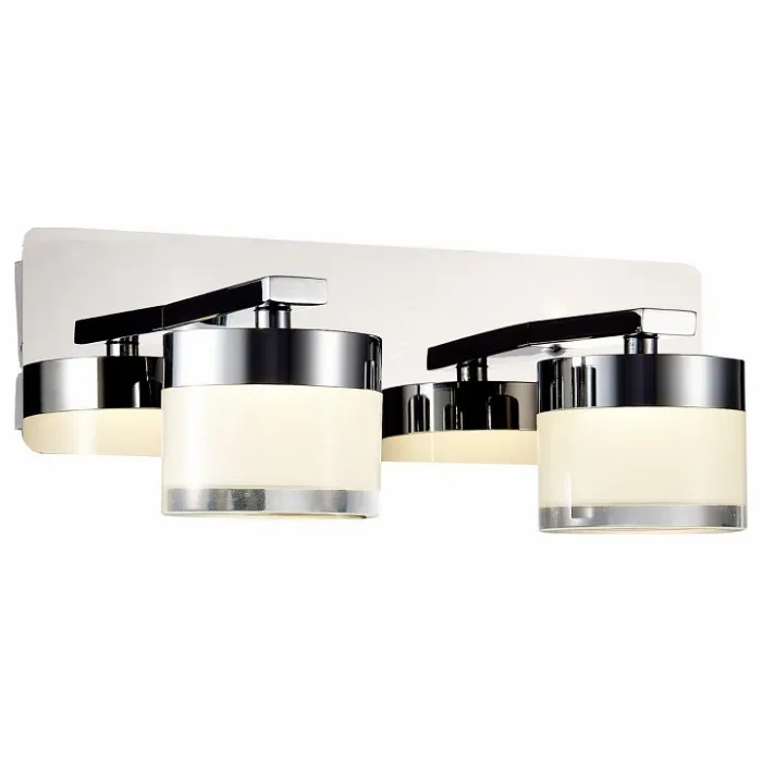 Светильник на штанге ST-Luce Saltaggio SL1600.101.02 Цвет плафонов белый Цвет арматуры хром от ImperiumLoft