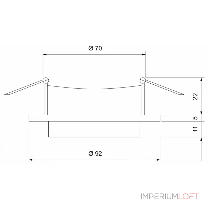 Встраиваемый светильник Elektrostandard 116 MR16 116 MR16