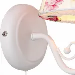 Бра Arte Lamp 7021 A7021AP-1WH Цвет арматуры белый Цвет плафонов розовый