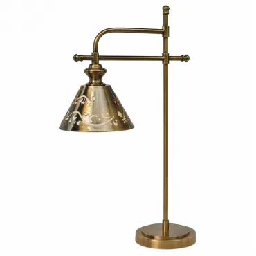 Настольная лампа декоративная Arte Lamp Kensington A1511LT-1PB Цвет арматуры бронза Цвет плафонов бронза