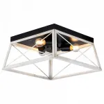 Накладной светильник Stilfort Kaizer 3004/01/03C Цвет плафонов белый Цвет арматуры черный от ImperiumLoft