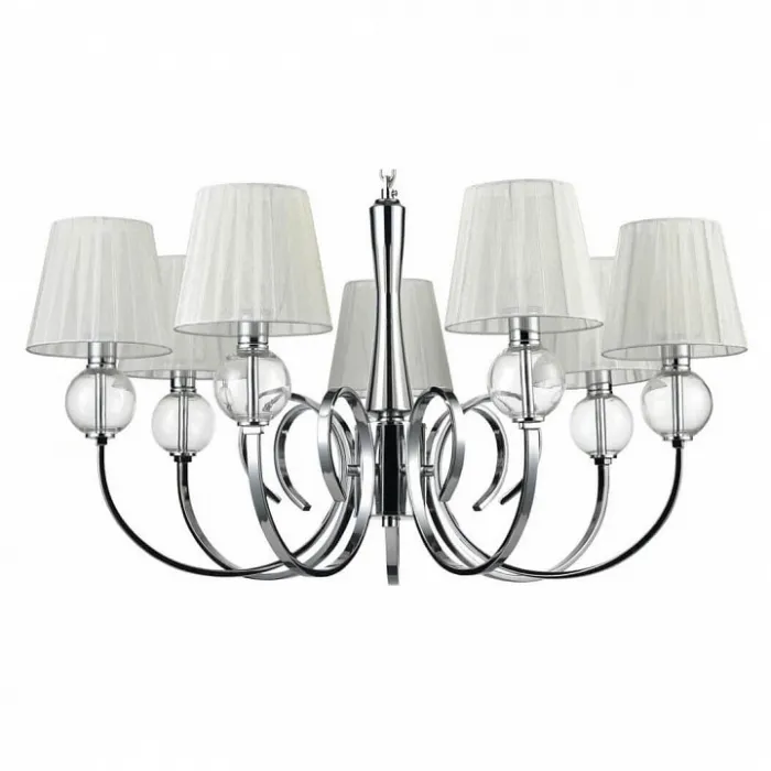 Подвесная люстра Vele Luce Percy VL1971L07 Цвет арматуры хром Цвет плафонов белый от ImperiumLoft