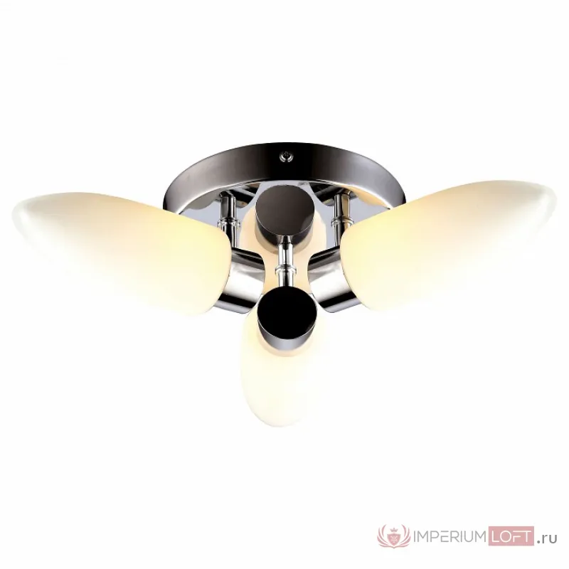 Накладной светильник Arte Lamp Aqua A9502PL-3CC Цвет арматуры хром Цвет плафонов белый от ImperiumLoft
