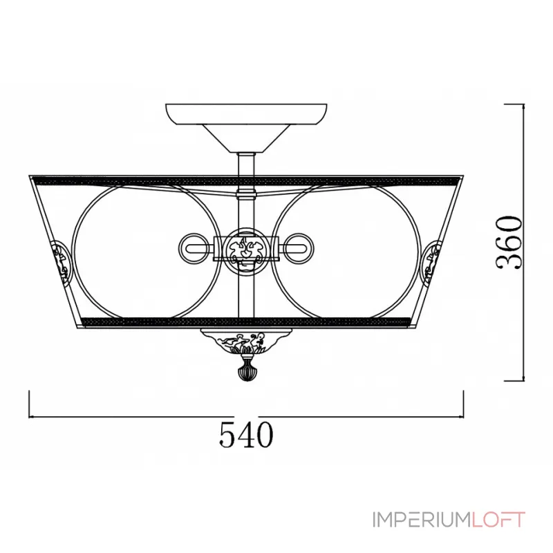 Потолочный светильник Maytoni Letizia ARM365-04-R  Потолочный светильник Maytoni Letizia ARM365-04-R