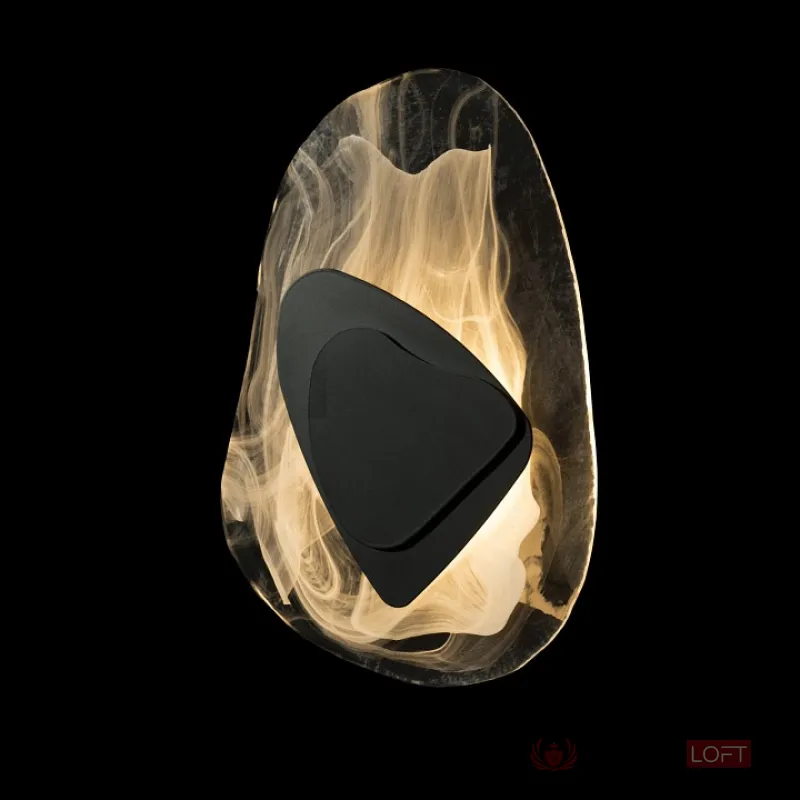 Накладной светильник Loft it Sunwave 10102 Black Цвет арматуры Черный Цвет плафонов Серый от ImperiumLoft