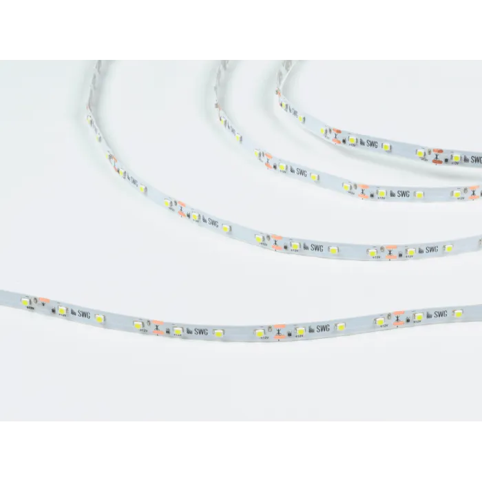 Светодиодная лента 3528, 60 LED/м, 4,8 Вт/м, 12В , IP20, Цвет: Холодный белый, SWG360-12-4.8-W-M от ImperiumLoft