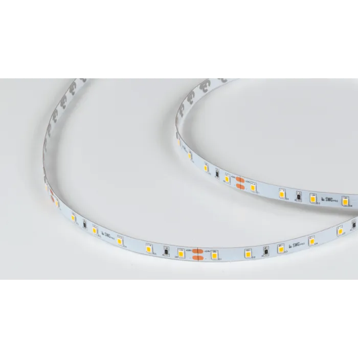 Светодиодная лента SWG PRO 2835, 60 LED/м, 4,8 Вт/м, 24В , IP20, Цвет: Тёплый белый, SWG2P60-24-4.8-WW от ImperiumLoft