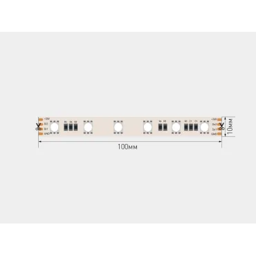 Светодиодная лента SWG SPI 5050-60 14.4Вт 24В IP20 RGB SWG5PT60-24-14.4-WS2811RGB