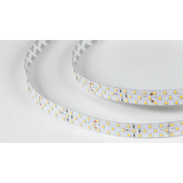Светодиодная лента SWG PRO 2835, 252 LED/м, 24 Вт/м, 24В , IP20, Цвет: Тёплый белый, SWG2P252-24-24-WW-20 от ImperiumLoft