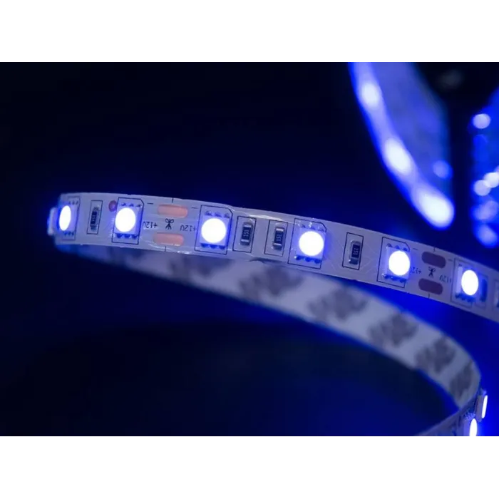Светодиодная лента 5050, 60 LED/м, 14,4 Вт/м, 12В , IP20, Цвет: Синий, SWG560-12-14.4-B-M от ImperiumLoft