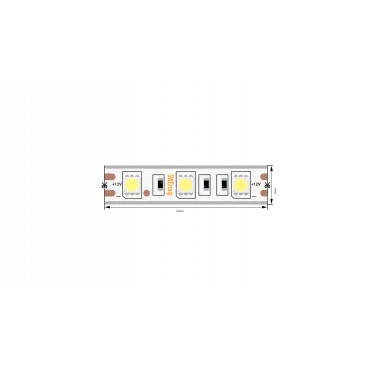 Светодиодная лента SWG 5050-60 14.4Вт 12В IP68 5000K SWG560-12-14.4-W-68-M