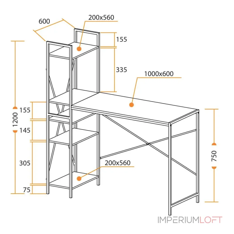 Стол WD-07 TetChair 15249 Стол WD-07 TetChair 15249