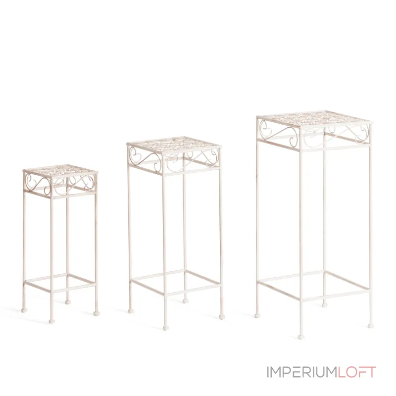 Столики BEAUTY набор из 3 штуки TetChair 21140 Столики BEAUTY набор из 3 штуки TetChair 21140