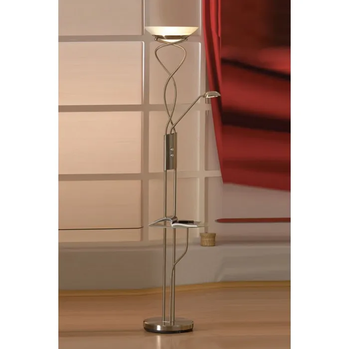 Торшер с подсветкой и полкой Lussole Comfort LSN-8935-02 от ImperiumLoft