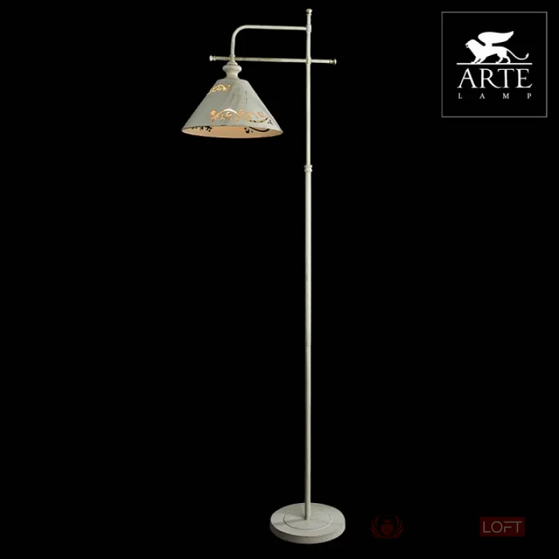 Торшер Arte Lamp Kensington A1511PN-1WG от ImperiumLoft