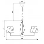 Подвесная люстра Vele Luce Si VL2191L06