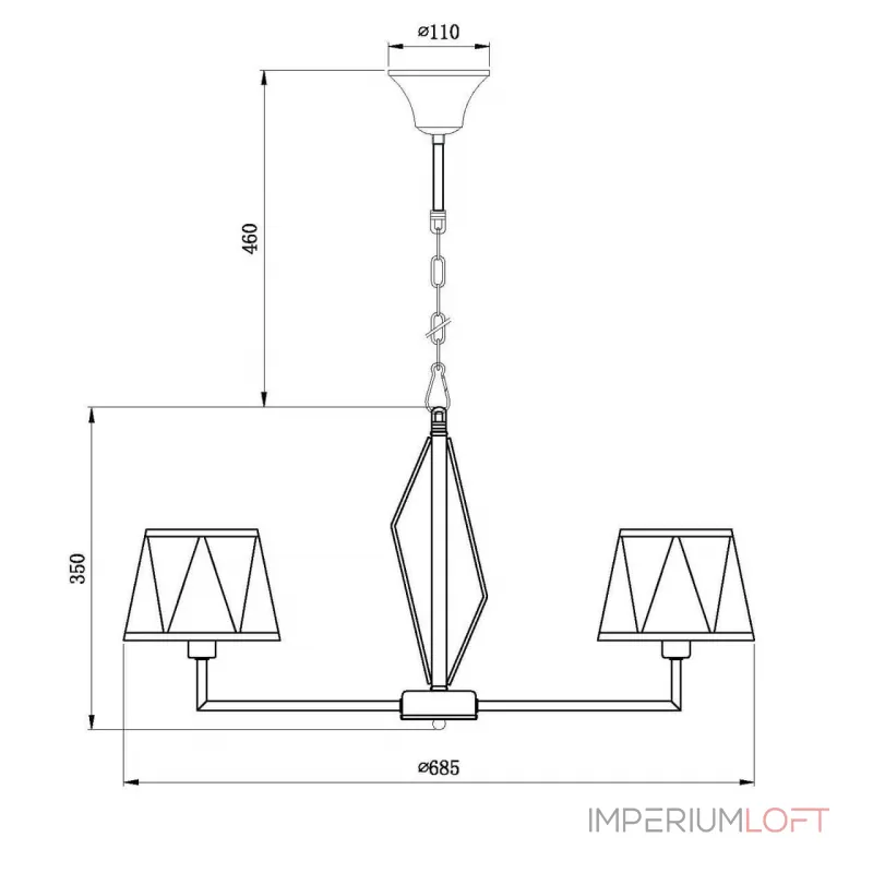 Подвесная люстра Vele Luce Si VL2191L06