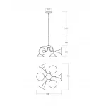 Подвесная люстра Vele Luce Grande VL2114L06