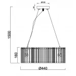 Подвесной светильник Vele Luce King VL2173P05