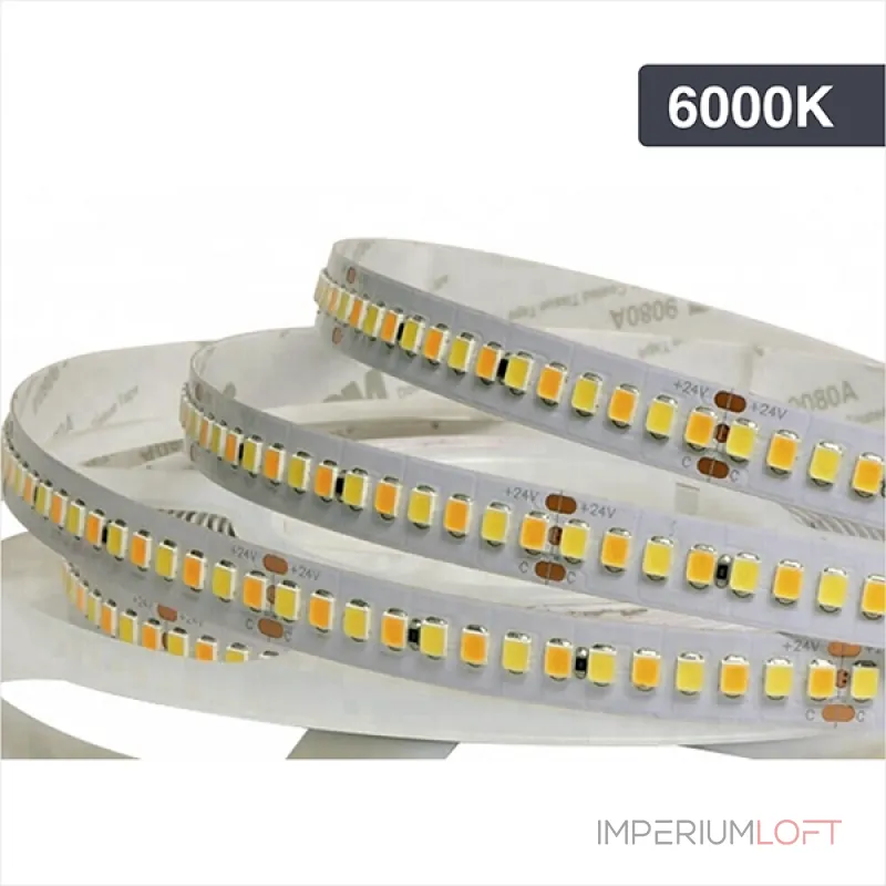 Cветодиодная лента SMD VER-2835-24V-6K