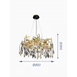 Подвесная люстра VER-856-10 от ImperiumLoft
