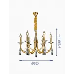 Подвесная люстра VER-95464-6 от ImperiumLoft
