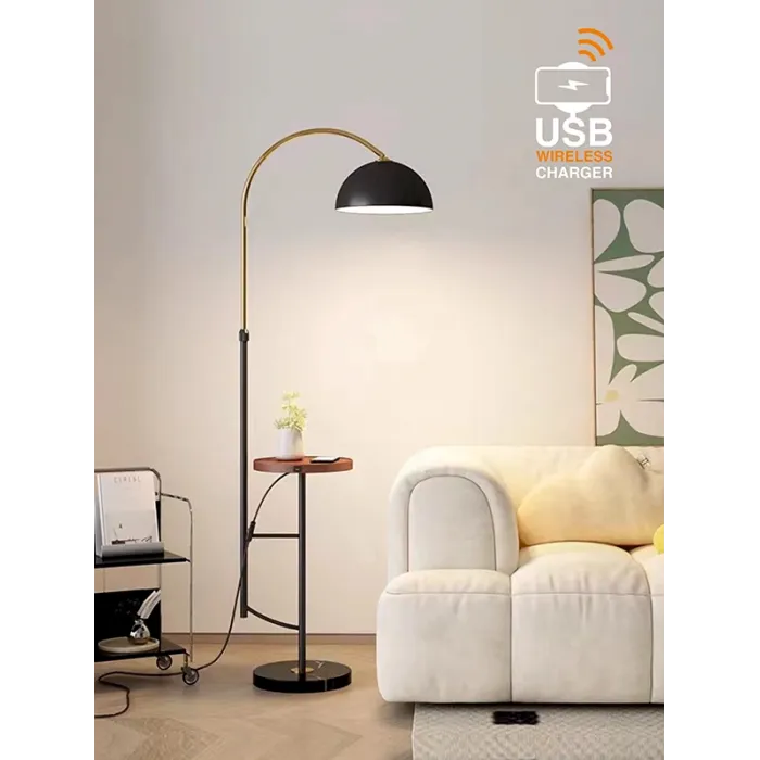 Напольная лампа с беспроводной зарядкой VER-9058 от ImperiumLoft