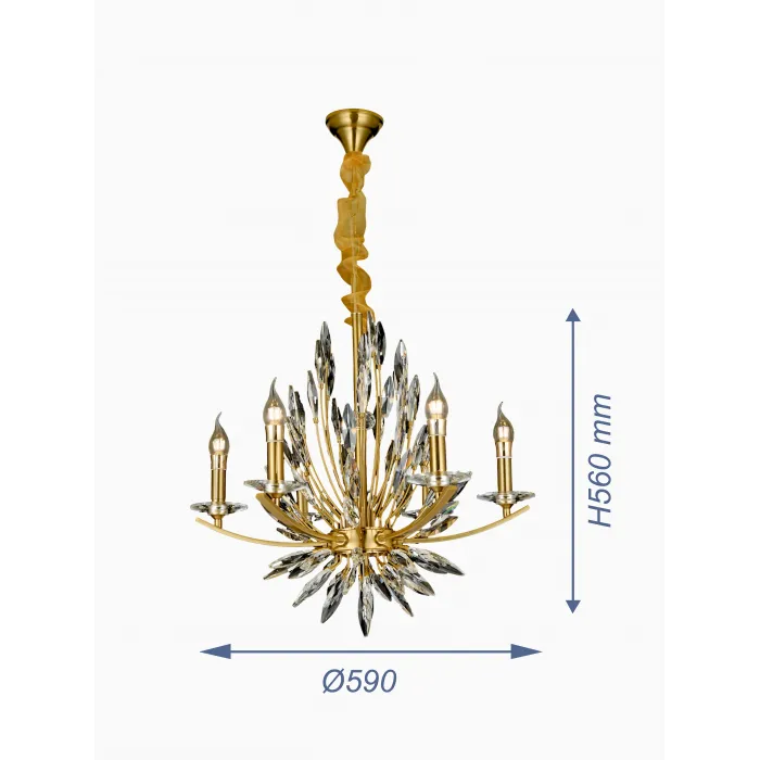 Подвесная люстра VER-95488-6 от ImperiumLoft
